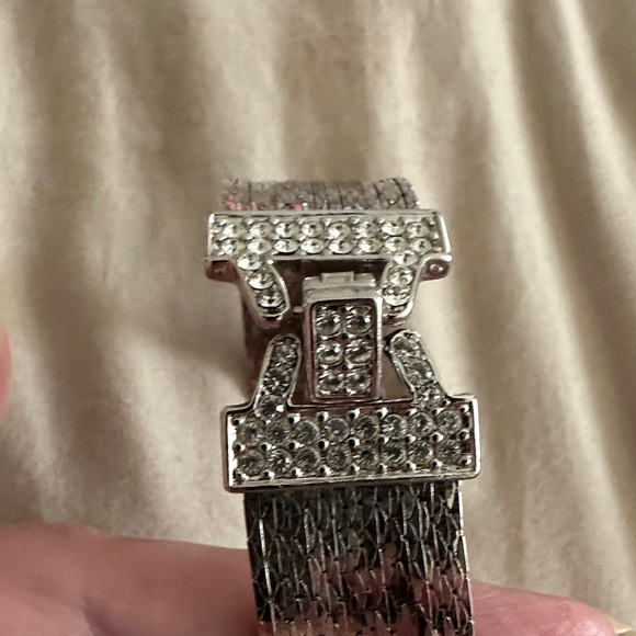 Silver Rhinestone Bracelet - Picture 3 of 5